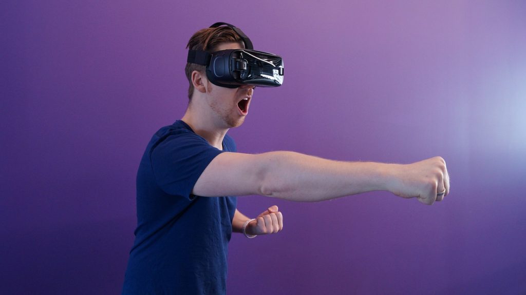 vr, virtual reality, man